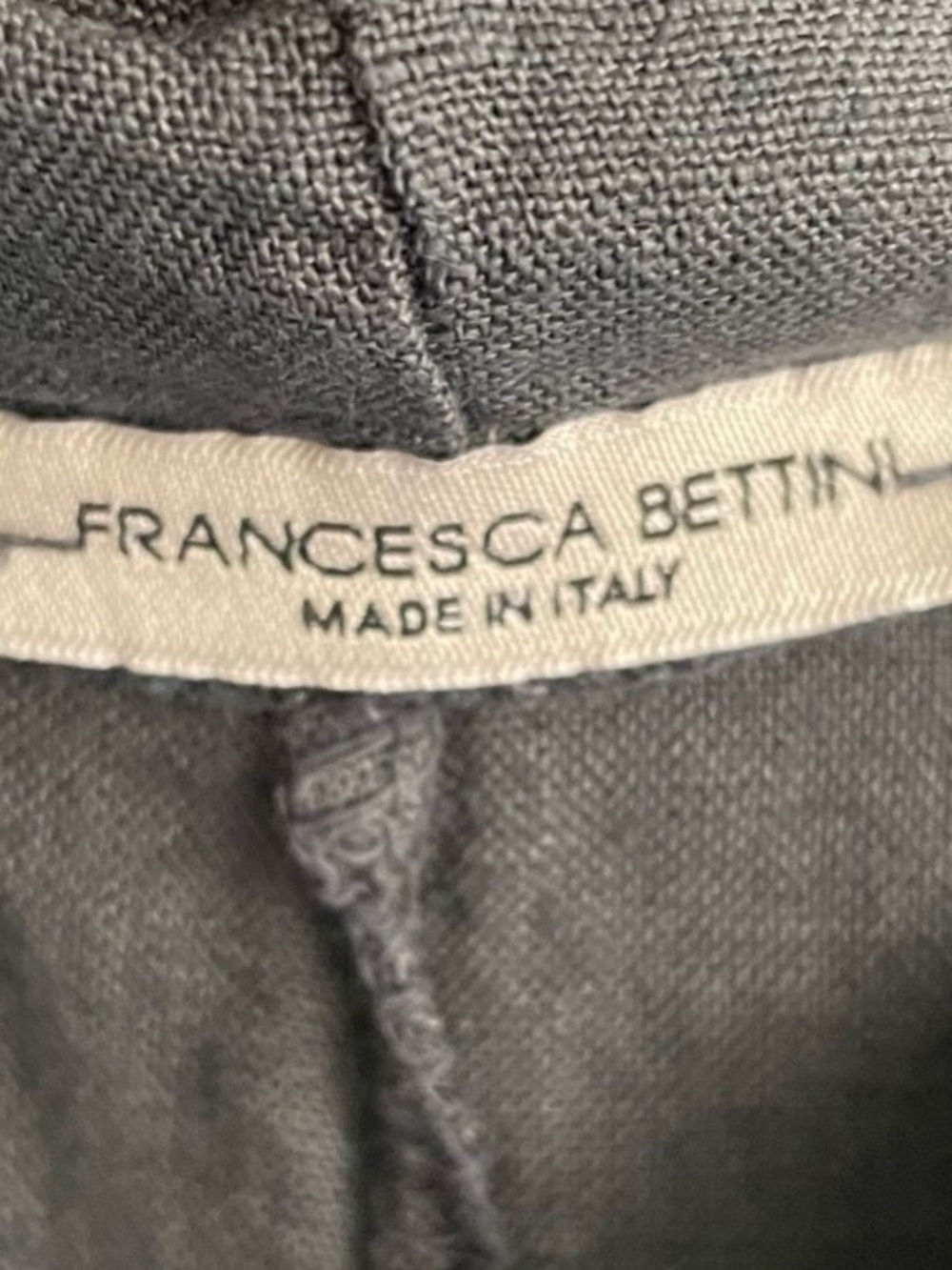 Francesca Bettini Linen Sleeveless Cowlneck Maxi Dress Size S - Picture 4 of 4
